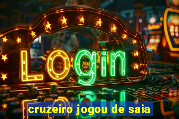 cruzeiro jogou de saia