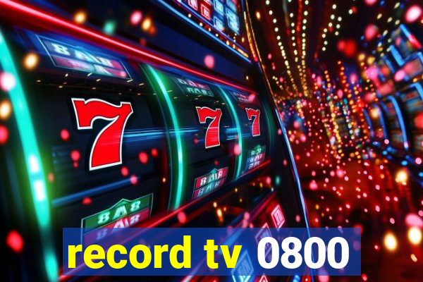 record tv 0800