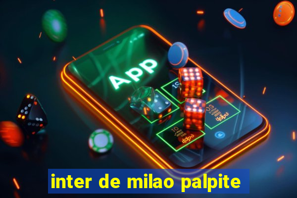 inter de milao palpite