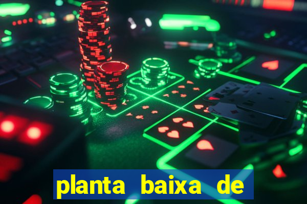 planta baixa de campo de futebol society