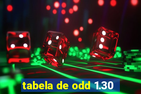 tabela de odd 1.30