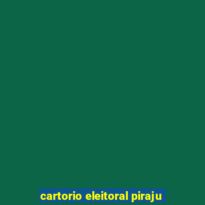 cartorio eleitoral piraju