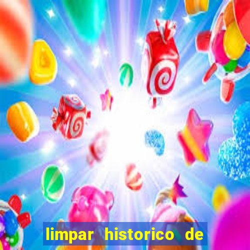 limpar historico de apostas bet365