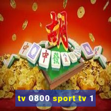 tv 0800 sport tv 1