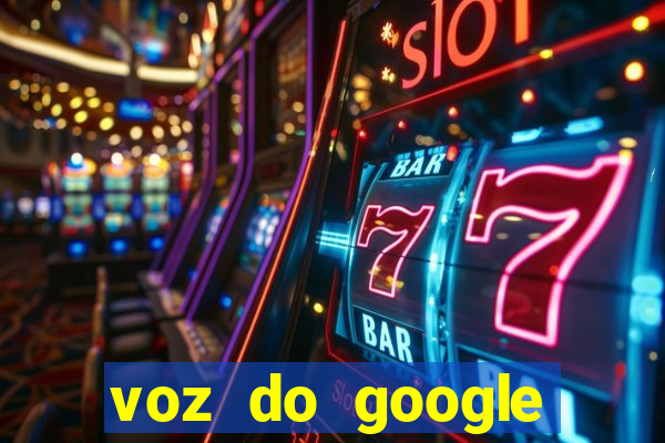 voz do google tradutor homem