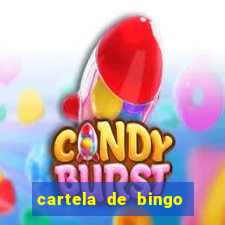 cartela de bingo pra imprimir