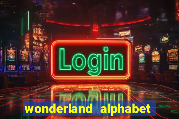 wonderland alphabet comic studio