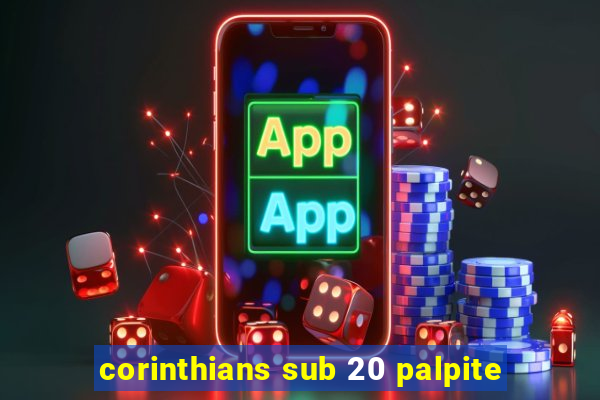 corinthians sub 20 palpite