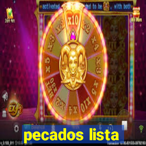 pecados lista