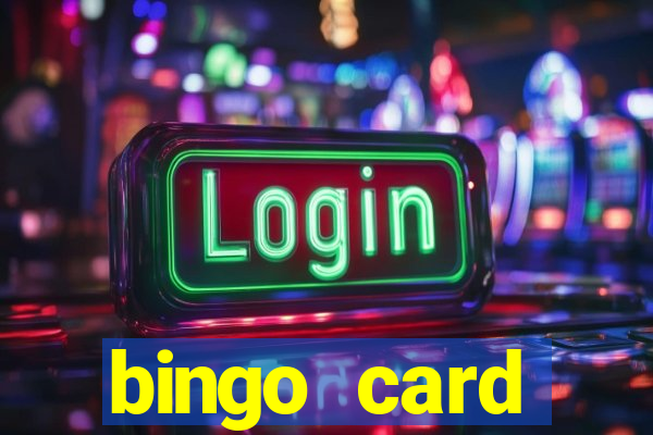 bingo card generator with pictures