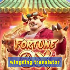 wingding translator